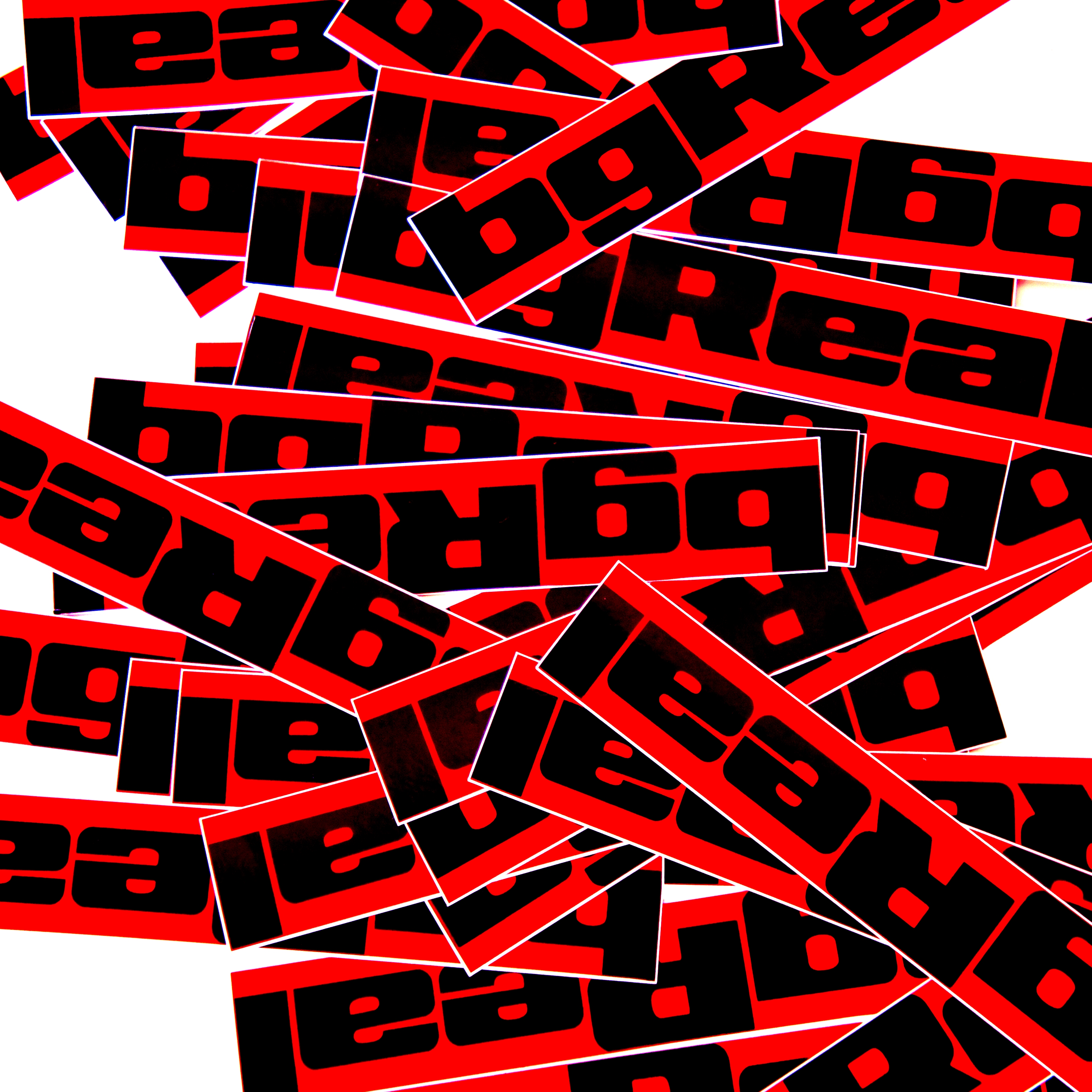 Foto de TODOS os adesivos da bgReal